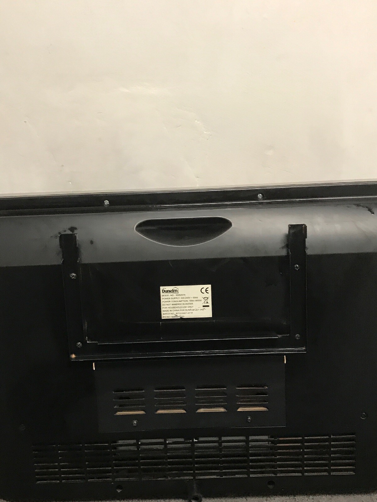 Dunelm Black Electric Stove Heater | eBay