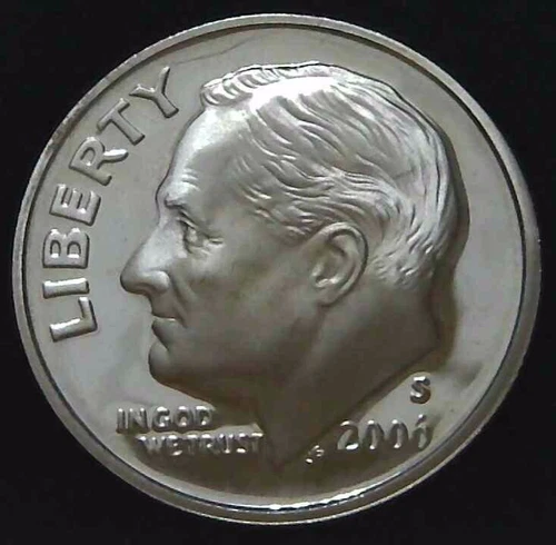 2006-S 10C Roosevelt Dime GDC Proof 90% Silver 22ooc1213-5