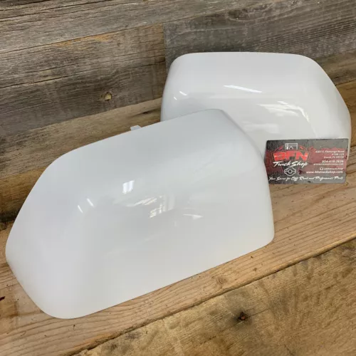 Brand New OEM Ford Super Duty Painted to Match Tow Mirror Caps - OXFORD WHITE