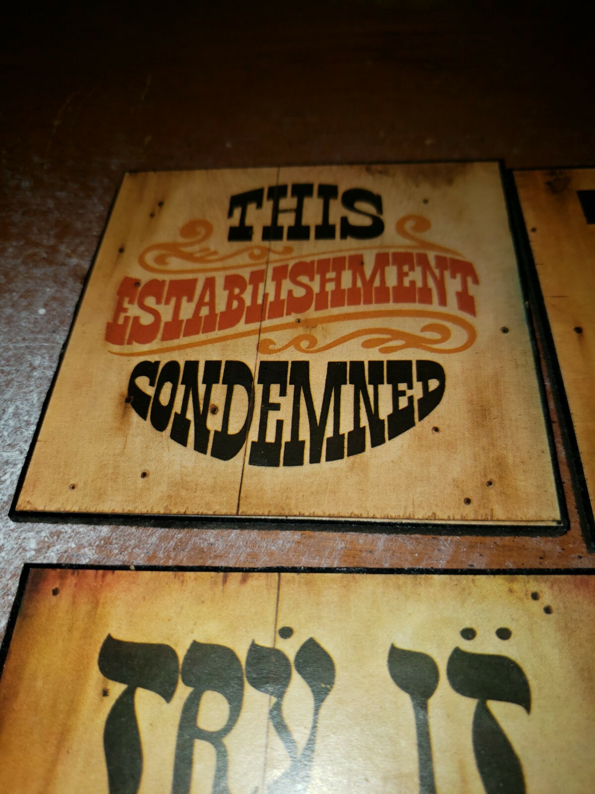 Vintage western themed coasters eBay