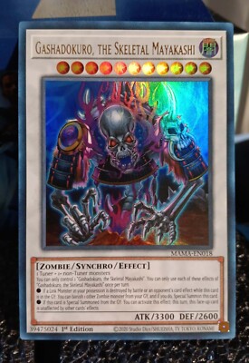 Yugioh Gashadokuro, The Skeletal Mayakashi MAMA-EN018 1st Yugioh Gashadokuro, The Skeletal Mayakashi MAMA-EN018 1st