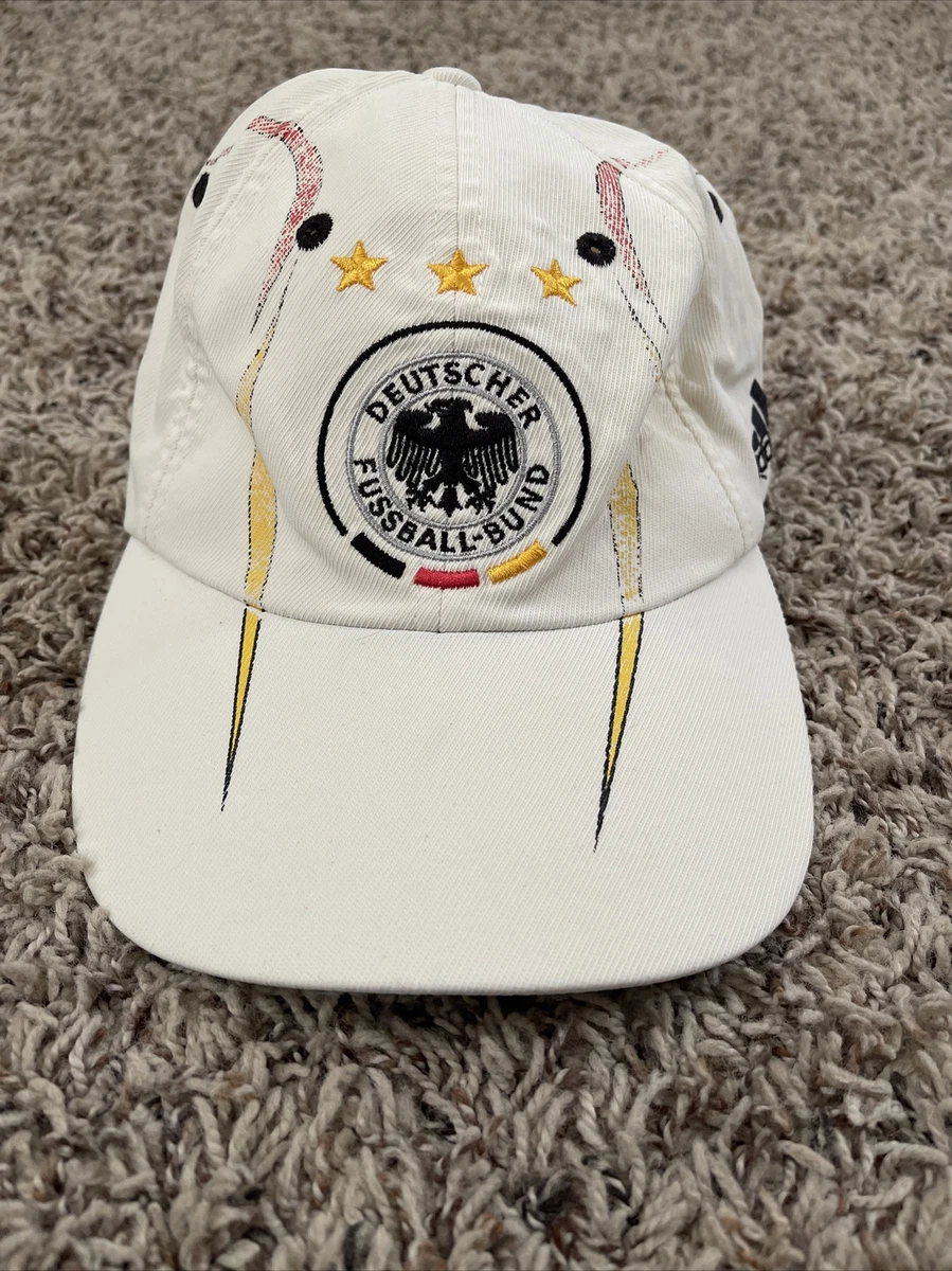 tweedehands Broederschap schuifelen Adidas Germany Soccer Football Deutscher Fussball-Bund Embroidered Hat |  eBay