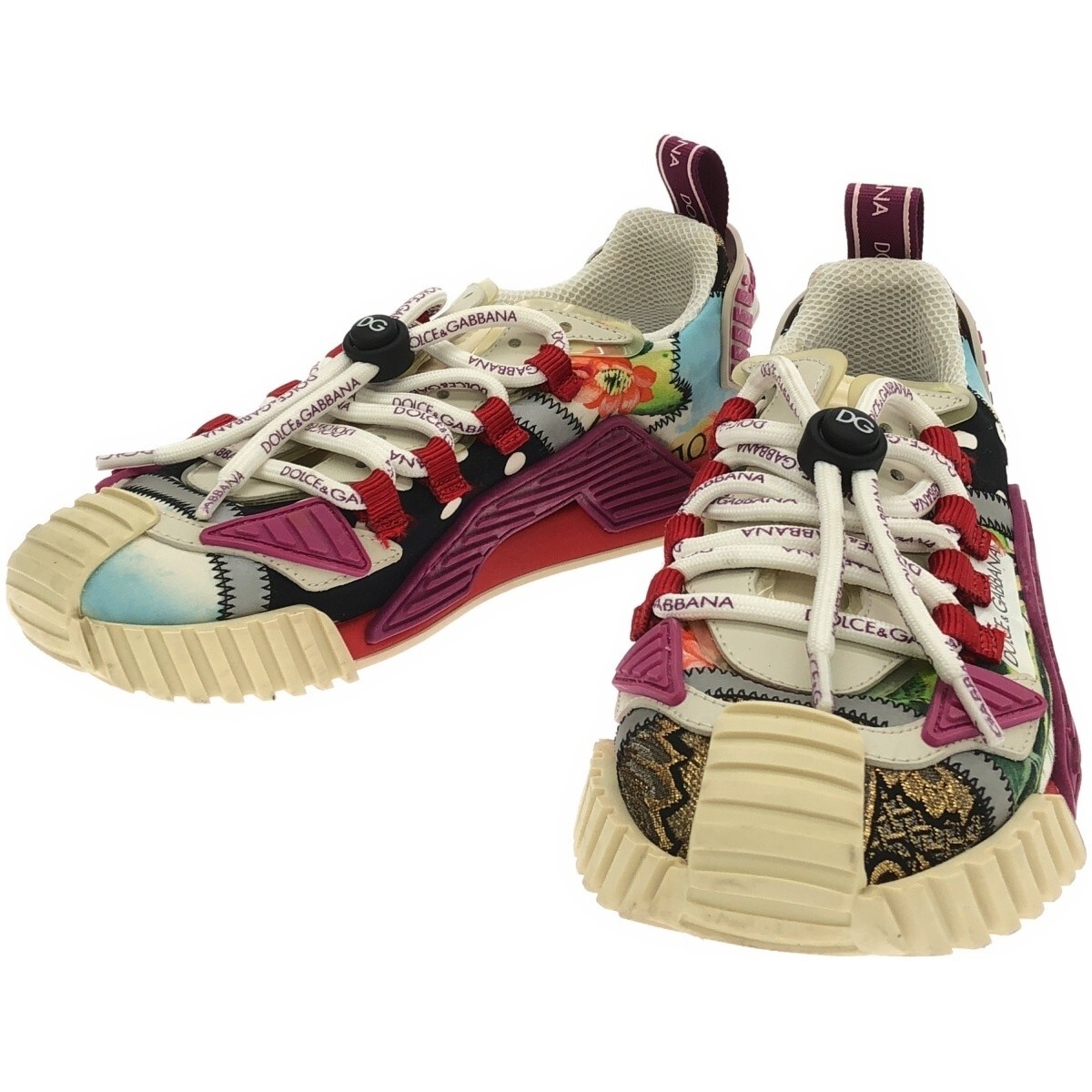 DOLCE&GABBANA Sneakers Shoes Patchwork Sneakers CK1756 AO672