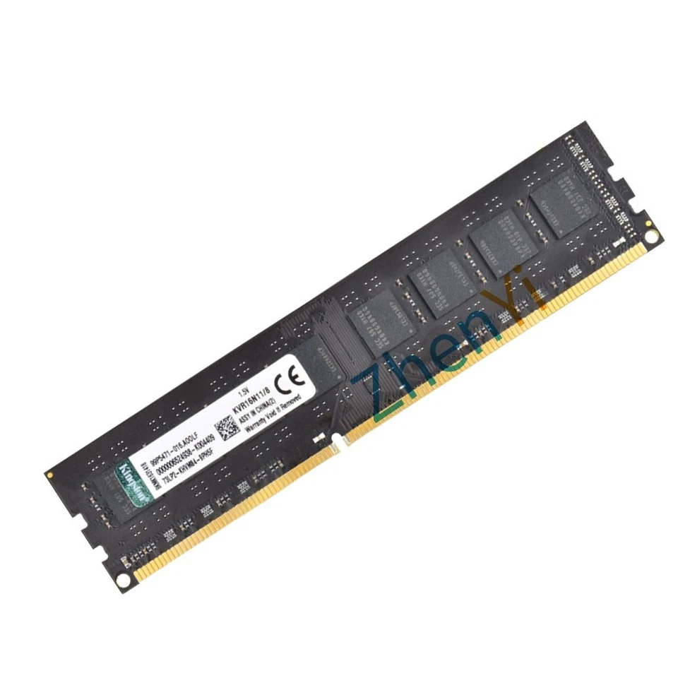 Kingston 16GB 2x 8GB DDR3 1600MHz PC3-12800U KVR16N11/8 2Rx8 Desktop Memory BT - Image 4 of 4