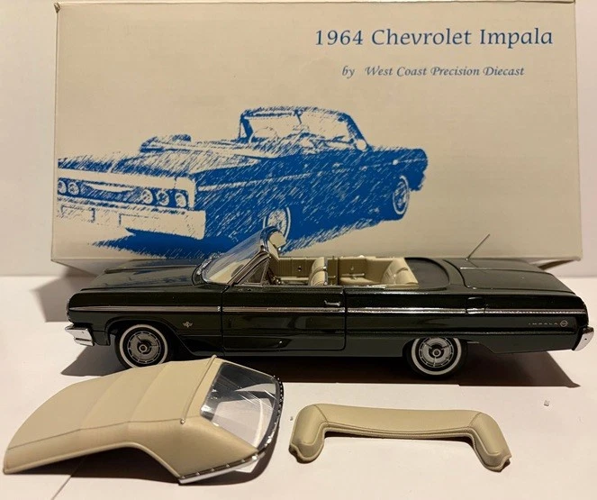 ミニカー WestCoastPrecision1959 Chevrolet Impala Westcoast Precision Contemporary Manufacture Diecast Cars, Trucks