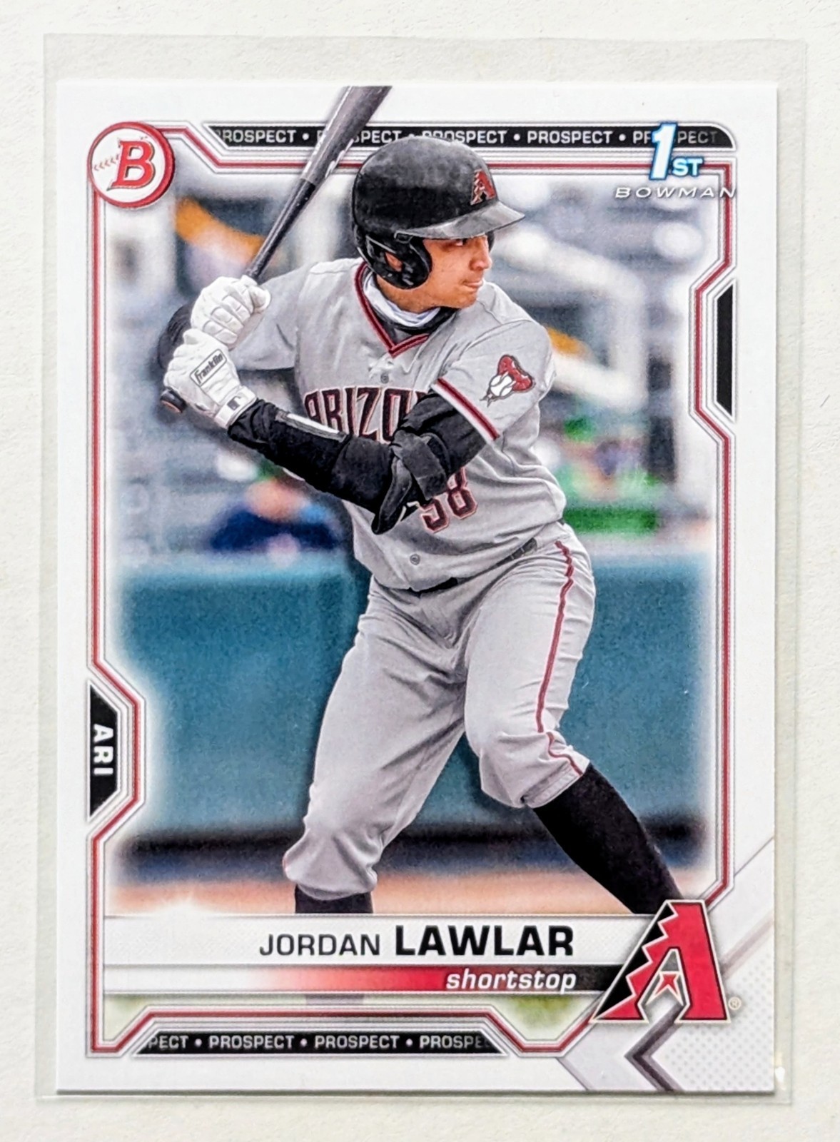 2021 Bowman Jordan Lawlar 1st Bowman #BD-194 Arizona Diamondbacks