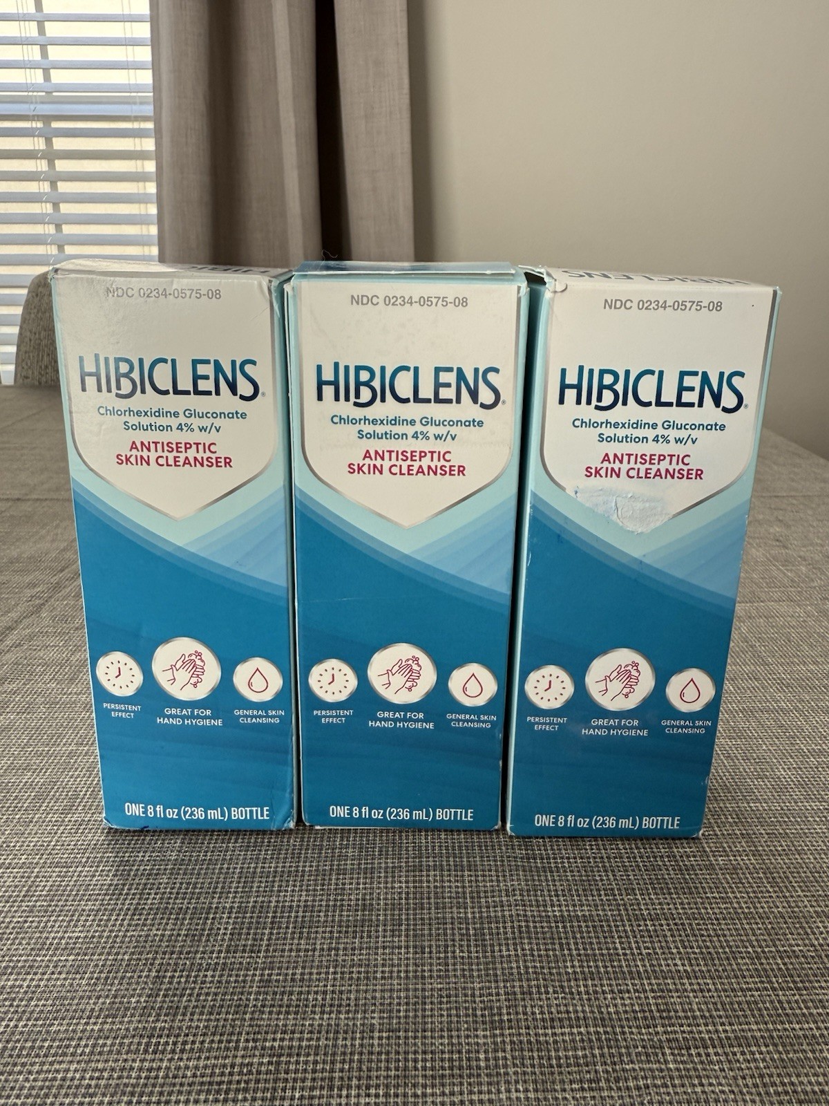 Lot of 3 Hibiclens Antiseptic  Skin Cleanser – 8oz Each x 3 -  Exp 10/26