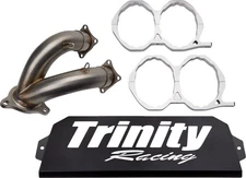 TRINITY RACING TR-4173S-SS Stainless Steel Slip-On 2020-2023 Polaris RZR