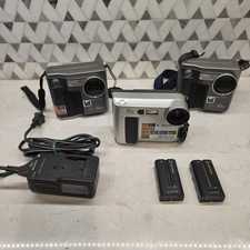 Lot Of 3 Sony Mavica MVC-FD7 Fd75 Camera Floppy Disc Battery Charger Tested