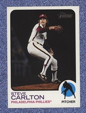 2022 Topps Heritage '73 Topps Oversized Boxloader #OB-SC Steve Carlton  - NM-MT