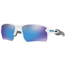 Oakley Mens Flak 2.0 Xl Sunglasses - Pol White w / PRIZM Sapph - Authentic New