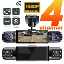 360 Degree View 4 Channel Dash Cam Front and ...