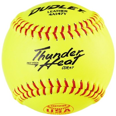Dudley 12'' Thunder Heat Softballs | USAB Approved | 12 Count