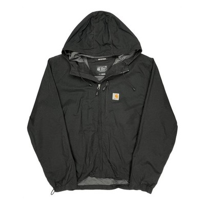 Rain Defender Carhartt Windbreaker - Large Black Polyester
