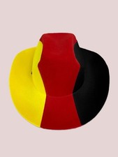 Cowboy Hut Deutschland Hut Fanartikel Cowboy schwarz rot gold