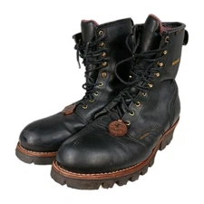 Chippewa Paladin Boots Men's 13 W Electrical Safety Hazard Oiled Steel Toe Black