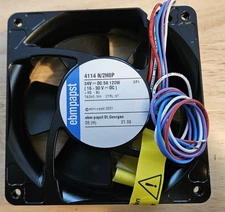 ebm-papst 4414N/2H8P 24V 120W DC Fan, 120x38mm, Square Aluminum Made in Germany