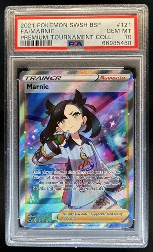 2019-2023 Pokemon SWSH Black Star Promos Marnie #SWSH121 PSA 10 GEM MINT