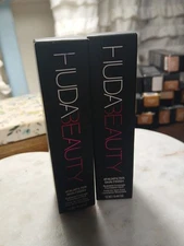 2x HUDA BEAUTY #FauxFilter Buildable Coverage Foundation Stick  Beignet 335B