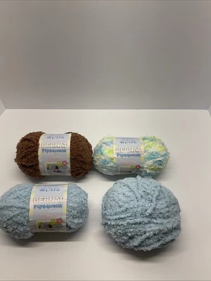 Bernat Baby Yarn 3 NEW Skeins & 1 partial skeins Baby Bundle Pipsqueak Tizzy - Image 1 of 2