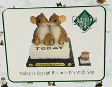 Charming Tails Fitz and Floyd Today is Special Because I'm With You 98/580