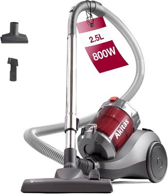 Staubsauger beutellos 800 W 2 in 1 Bodenstaubsauger Saugkraft Haushalt Auto