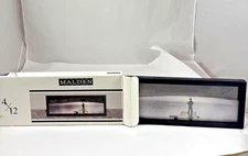 Maldon 4" x 12" Rectangular Picture Photo Frame Black Wood Panorama Long NWOT