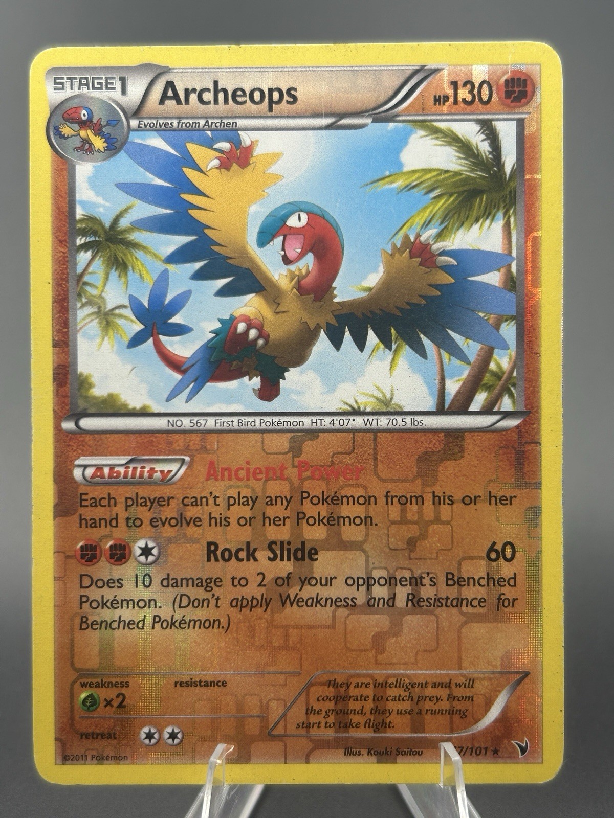 Archeops 67/101 Noble Victories Reverse Holo