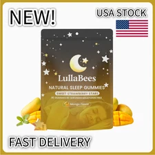 Natural Sleep Gummies for Adults – Fall Asleep Faster, Stay Asleep Longer, Wake