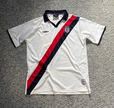 Vintage England 2003-2005 Home Football Shirt Jersey Umbro Size L