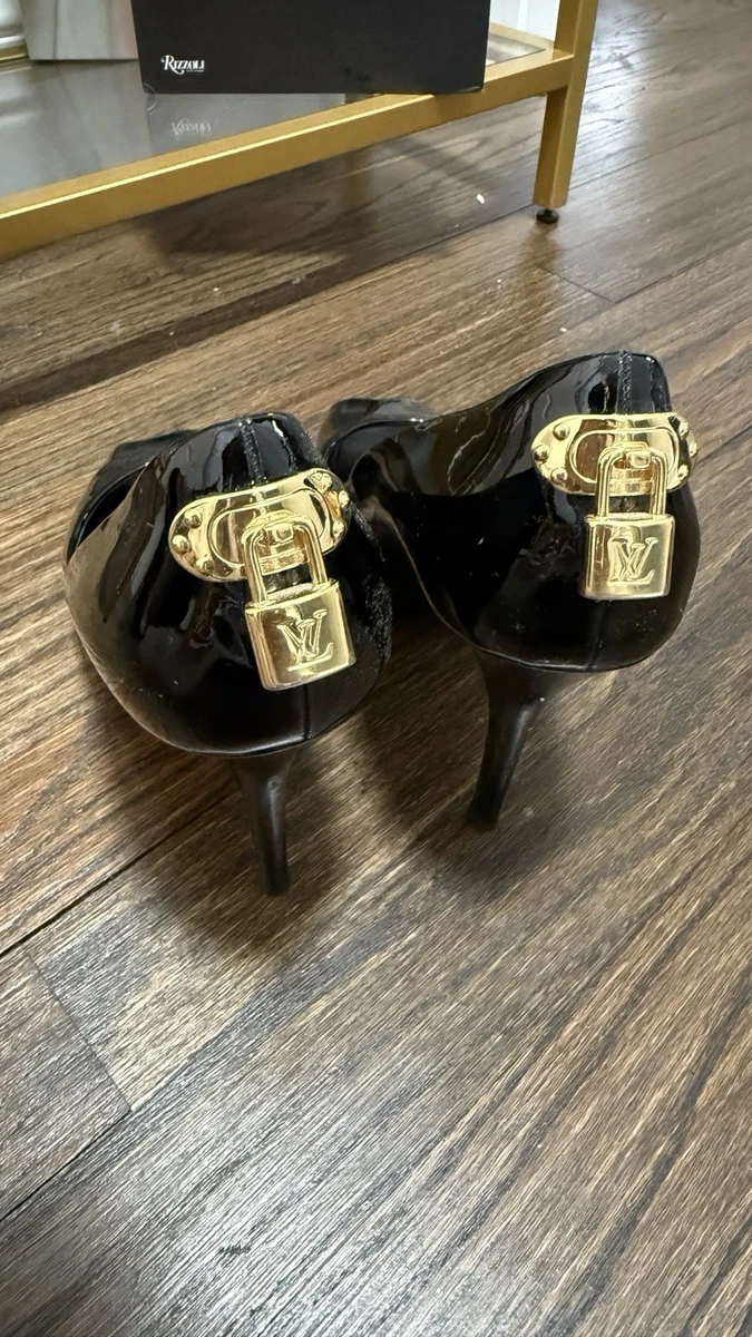 Louis Vuitton ブラック ハイヒール オープントゥ 楽天市場】【8/1 P2倍】【本物保証】 箱付 超美品 ルイヴィトン LOUIS