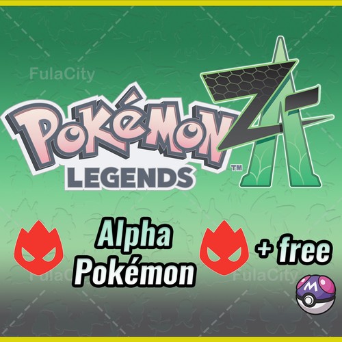 Alpha Pokemon Legends ZA ⚫ Shiny 6 IV 🟢 @ Master Ball