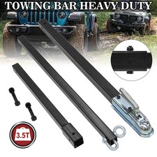 3.5 Ton Recovery Tow Pole Ridged Towing Bar 2.55 Metre 3PC Heavy Duty Car Van
