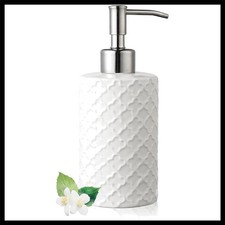 Ceramic Soap Dispenser with Pump, Hand and Liquid Soap Dispenser Rust Proof, ...