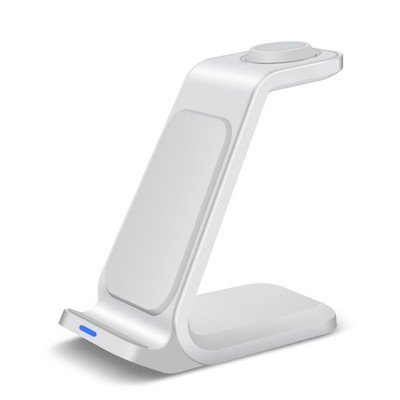 15W 3in1 Wireless Charger Station Charging Dock For Apple Watch 11/10 iPhone 17e