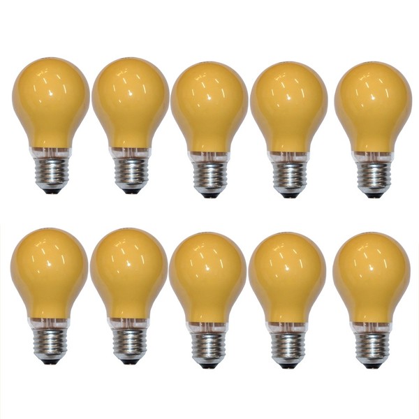 10 X GlüHbirne 40W E27 Orange GlüHlampe 40 Watt GlüHbirnen GlüHlampen Party Deco-image
