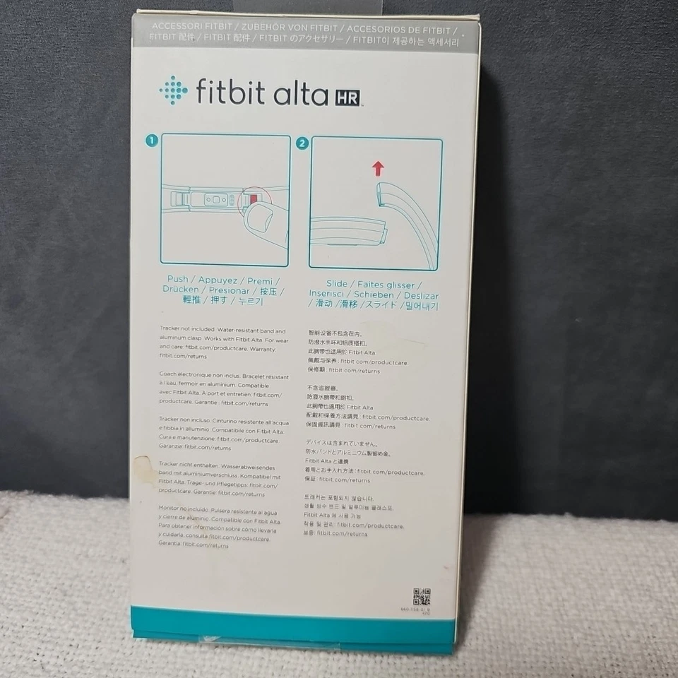 Banda Accesoria Clásica Fitbit Alta & Alta HR Original Negra S/P NUEVA en Caja Foto 3 de 4