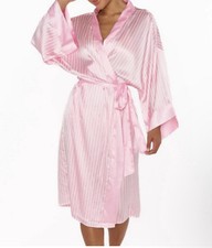 Show Me Your Mumu X Curator Rachel Zoe Robe Pink Stripe Bridal One Size NWT