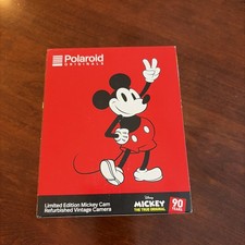 BRAND NEW IN BOX POLAROID 600 MICKEY'S 90TH DISNEY INSTANT FILM CAMERA