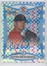 2008 Bowman Chrome Prospects Prospect X-Fractor /250 Dustin Richardson Auto 0c2
