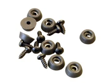 8 Pack Procraft Tapered Feet 1/2" Dia. x 3/16" Tall - With Screws FT5187