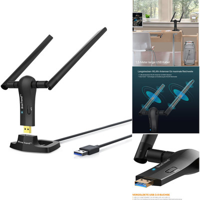 USB 3 WLAN Stick 867 Mbit s 5 GHz 300 Mbit s 2