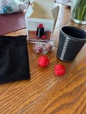 Leather Chop Cup magic trick with leather and...
