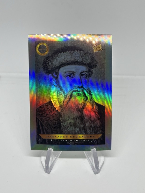 Super Products Johannes Gutenberg Pieces of the Past Inventors Edition B-528