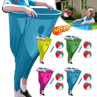 Granny Pants Yard Game Set with Bouncy Balls and Air Pump FUN Party Games Prop