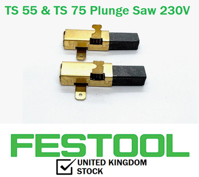 2x Kohlebürste für Festool 491704 TS 55 & TS 75 Tauchsäge 230V