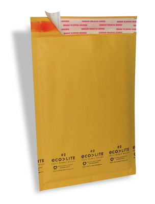 500 #0 6.5X10 '' Ecolite '' X- Wide Kraft Bubble Mailers Padded Envelopes Bags 
