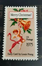 Scott #1580 Early Christmas Card by Louis Prang MNH 10cent Stamp 1975