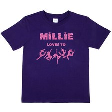 Girls Personalised Tee Street Dance Millie Loves Dance Ballet Street Dance Class