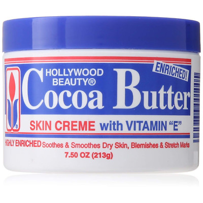 [HOLLYWOOD BEAUTY] KAKAOBUTTER HAUTCREME MIT VITAMIN E 7,5 UNZEN